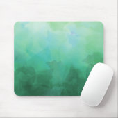 Lebhafter Aquamarine Aquamarine Hintergrund Mousepad (Mit Mouse)