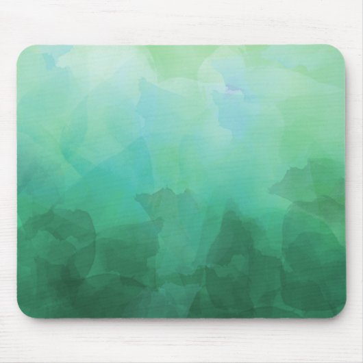 Lebhafter Aquamarine Aquamarine Hintergrund Mousepad (Vorne)