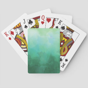 Lebhafter Aquamarine Aquamarine Hintergrund Spielkarten