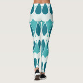 Lebhafter aquamariner Klassiker "Ratti_Creative_Ar Leggings (Rückseite)