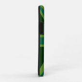 Lebhafter Aquamariner Union Jack Case-Mate iPhone Hülle (Hinten/Rechts)