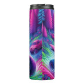 Lebhafter ATV: Psychedelischer Off-Road-Thrill Thermosbecher (Rückseite)