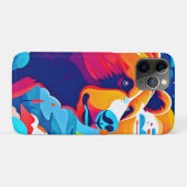 Lebhafter Bär, Moonlit-Szene Case-Mate iPhone Hülle (Rückseite (Horizontal))