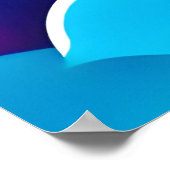 Lebhafter Bär, Moonlit-Szene Poster (Ecke)