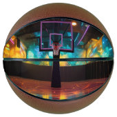 Lebhafter Basketball (Vorderseite)