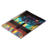 Lebhafter Basketball Notizblock (Linke Seite)