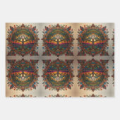 Lebhafter Baum - Mystische Fusion Geschenkpapier Set (Vorderseite 3)