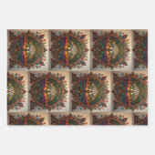 Lebhafter Baum - Mystische Fusion Geschenkpapier Set (Vorderseite)