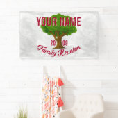 Lebhafter Baum-personalisiertes Banner (Insitu)