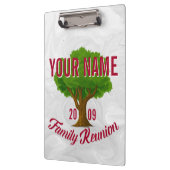 Lebhafter Baum-personalisiertes Klemmbrett (Links)