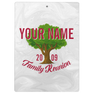 Lebhafter Baum-personalisiertes Klemmbrett