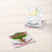 Lebhafter Baum-personalisiertes Rechteckiger Pappuntersetzer (Vor Ort)