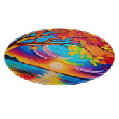 Lebhafter Baum Schneidebrett (Ecke)