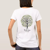 Lebhafter Baum T-Shirt (Rückseite)