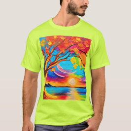 Lebhafter Baum T-Shirt
