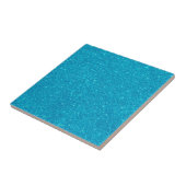 Lebhafter blauer Glitzer Sparkle Keramik Tile Fliese (Seite)