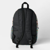 Lebhafter Blossom-Rucksack Bedruckter Rucksack (Rückseite)