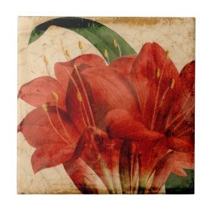 Lebhafter Blumenstrauß VIII Fliese