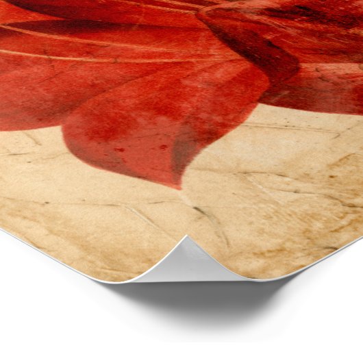 Lebhafter Blumenstrauß VIII Poster (Ecke)