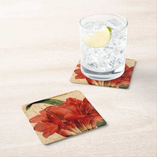 Lebhafter Blumenstrauß VIII Rechteckiger Pappuntersetzer (Vor Ort)