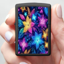 Lebhafter Blumentanz in Neon Hues of Wonder b