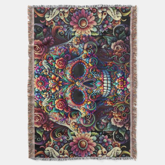 Lebhafter Blumenzuckerkult Decke (Vorderseite Vertikal)