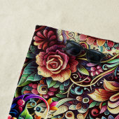 Lebhafter Blumenzuckerkult Strandtuch (Beispiel)