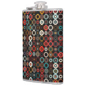 Lebhafter Boho Retro Flask Flachmann (Links)