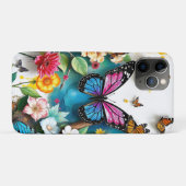 Lebhafter Butterfly Garden | Inspiriertes Federdes Case-Mate iPhone Hülle (Rückseite (Horizontal))