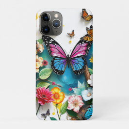 Lebhafter Butterfly Garden | Inspiriertes Federdes Case-Mate iPhone Hülle