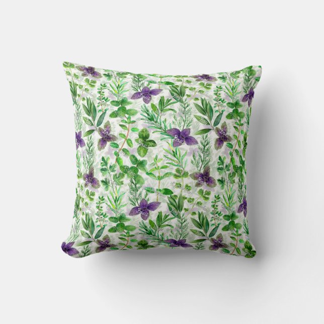 Lebhafter Butterfly Garden Kissen (Vorderseite)