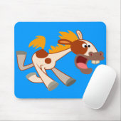 Lebhafter Cartoon Pinto Horse Mousepad (Mit Mouse)