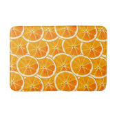Lebhafter Citrus Orange Slice Badematte (Vorderseite)