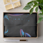 Lebhafter Dolphin Neon Seidenpapier (Geschenk)