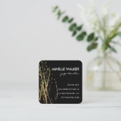 Lebhafter expressiver Spritzer Quadratische Visitenkarte (Stehend Vorderseite)