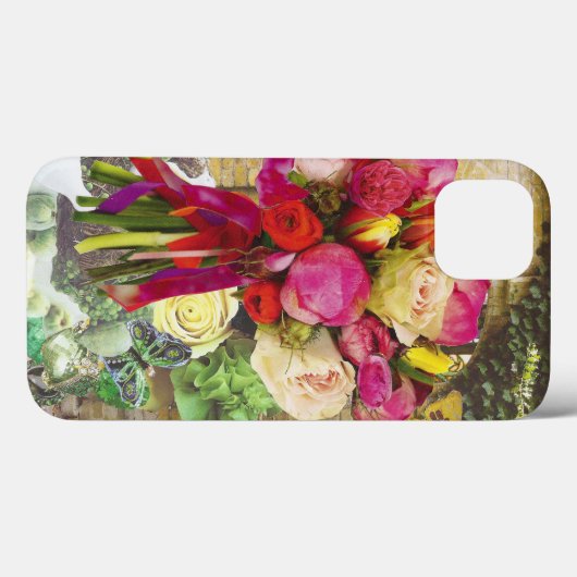 Lebhafter Fall für Blumenzellen Case-Mate iPhone Hülle (Rückseite (Horizontal))