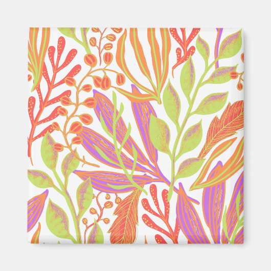 Lebhafter Farbdruck Magnet (Vorne)