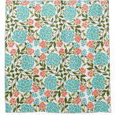 Lebhafter farbenfroher Boho Spring Duschvorhang (Vorderseite)