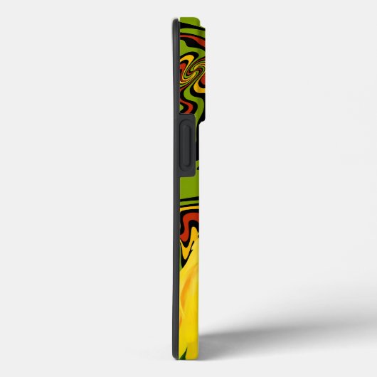 Lebhafter, farbenfroher Sonnencreme Case-Mate iPhone Hülle (Rückseite / Rechts)