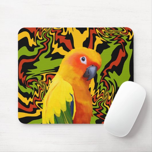 Lebhafter, farbenfroher Sonnencreme Mousepad (Mit Mouse)