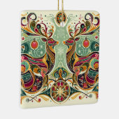 Lebhafter FarbReindeer Keramikornament (Rechts)