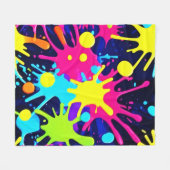 Lebhafter Farbschlag Fleecedecke (Vorderseite (Horizontal))