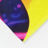 Lebhafter Farbschlag Fleecedecke (Ecke)