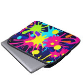 Lebhafter Farbschlag Laptopschutzhülle (Vorne Knopf)