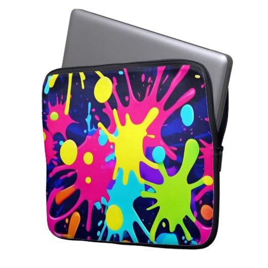 Lebhafter Farbschlag Laptopschutzhülle (Vorderseite Links)