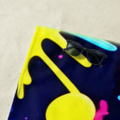 Lebhafter Farbschlag Strandtuch (Beispiel)