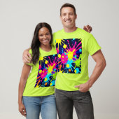Lebhafter Farbschlag T-Shirt (Unisex)