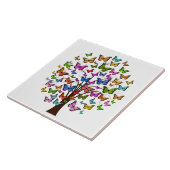 Lebhafter Farbschmetterling Fliese (Seite)