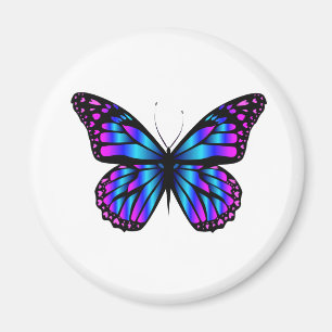 Lebhafter Farbschmetterlingmagnet Magnet