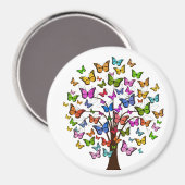 Lebhafter Farbschmetterlingmagnet Magnet (Vorderseite/Rückseite)